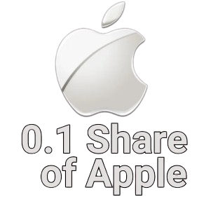 0.1 Shares Apple